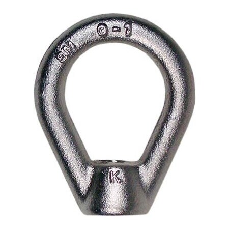Ken Forging Oval Eye Nut, 1/2"-13 Thread Size, 5/8 in Thread Lg, 18-8 Stainless Steel EN-5-SS